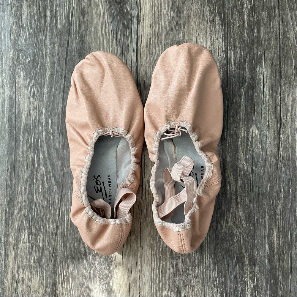 Leather Split sole Womens Ballet Dance Shoes
